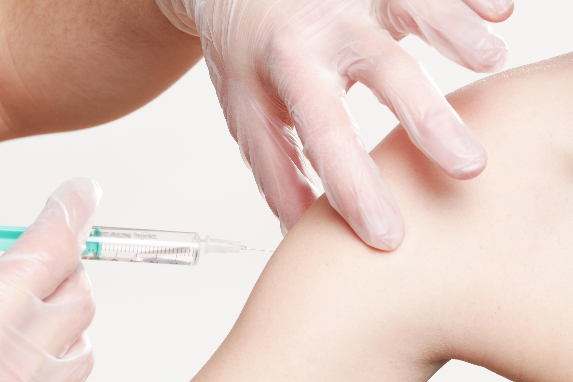 patient recieving a vaccine